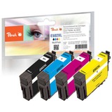 Peach PI200-841 cartucho de tinta 4 pieza(s) Compatible Negro, Cian, Magenta, Amarillo 11 ml, 8 ml, 720 páginas, 1960 páginas, 4 pieza(s), Multipack