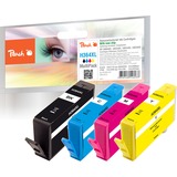 Peach PI300-370 cartucho de tinta 4 pieza(s) Alto rendimiento (XL) Negro, Cian, Magenta, Amarillo Alto rendimiento (XL), Tinta a base de pigmentos, Tinta a base de colorante, 4 pieza(s), Multipack