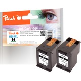 Peach PI300-485 cartucho de tinta 2 pieza(s) Compatible Alto rendimiento (XL) Negro Alto rendimiento (XL), 14 ml, 515 páginas, 2 pieza(s), Multipack