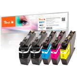 Peach PI500-225 cartucho de tinta 5 pieza(s) Compatible Rendimiento estándar Negro, Cian, Magenta, Amarillo Rendimiento estándar, 5 pieza(s), Multipack