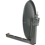 Kathrein CAS 80gr antena de satélite Grafito, Antena parabólica grafito, 10,70 - 12,75 GHz, Grafito, 75 cm, 750 mm, 88,4 cm, 6,7 kg