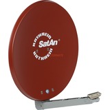 Kathrein CAS 80ro antena de satélite Rojo, Antena parabólica rojo, 10,70 - 12,75 GHz, Rojo, 75 cm, 750 mm, 88,4 cm, 6,7 kg