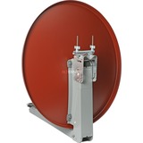 Kathrein CAS 80ro antena de satélite Rojo, Antena parabólica rojo, 10,70 - 12,75 GHz, Rojo, 75 cm, 750 mm, 88,4 cm, 6,7 kg