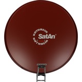 Kathrein CAS 90ro antena de satélite Marrón, Rojo, Antena parabólica marrón, 10,70 - 12,75 GHz, 39,6 dBi, Marrón, Rojo, Aluminio, 90 cm, 967 mm