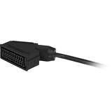 TechniSat 0000/3602 cable EUROCONECTOR SCART (21-pin) Negro, Adaptador negro, SCART (21-pin), Macho, Hembra, Negro