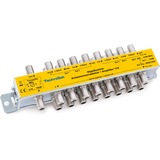 TechniSat 17Z Conmutadores de vídeo, Amplificador plateado, Plata, Amarillo, 300 g, 210 x 55 x 44 mm, 500 g