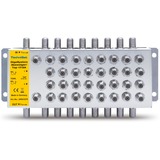 TechniSat 17/2A Conmutadores de vídeo, Distribuidor plateado, Plata, 800 g, 213 x 105 x 43 mm, 900 g