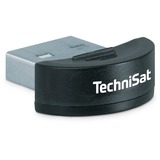 TechniSat USB-Bluetooth Tarjetas de red, Adaptador Bluetooth Inalámbrico, USB, Bluetooth, Negro