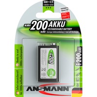 Ansmann 200mAh maxE E-Block Níquel-metal hidruro (NiMH), Batería E-Block, Níquel-metal hidruro (NiMH), 8,4 V, 200 mAh, 17,5 x 28,5 x 48,5 mm