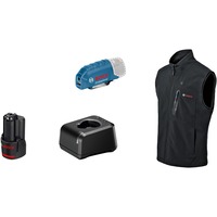 Bosch Heat+Jacket GHV 12+18V Kit talla 3XL, Ropa de trabajo negro