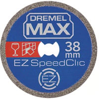 Dremel Disco de corte de diamante MAX EZ SpeedClic (SC545DM), Hoja 