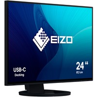 EIZO FlexScan EV2485-BK LED display 61,2 cm (24.1") 1920 x 1200 Pixeles WUXGA Negro, Monitor LED negro, 61,2 cm (24.1"), 1920 x 1200 Pixeles, WUXGA, LED, 5 ms, Negro