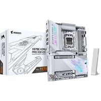 GIGABYTE X870E AORUS PRO X3D ICE, Placa base plateado/blanco