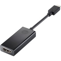 HP Adaptador USB-C a HDMI negro, 0,15 m, USB Tipo C, HDMI, Macho, Hembra, Derecho