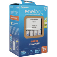Panasonic Cargador eneloop Universal Smart Charger Set blanco