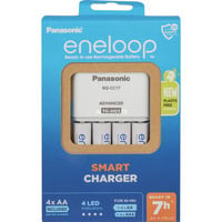 Panasonic Cargador eneloop Universal Smart Charger Set blanco
