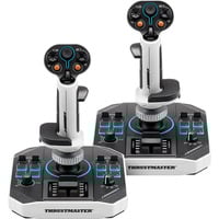 Thrustmaster Sol-R 2 HOSAS Space Sim Duo Negro, Blanco USB Palanca de vuelo Analógico/Digital PC, Palanca de mando negro/blanco, Palanca de vuelo, PC, Analógico/Digital, Alámbrico, USB, USB Tipo C