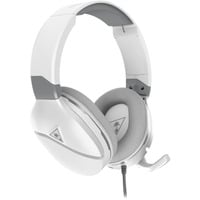 Turtle Beach Recon 200 Gen 2 Blanco Auriculares amplificados para juegos para PS5, PS4, Xbox Series X|S, Xbox One y PC, Auriculares para gaming blanco, PS4, Xbox Series X|S, Xbox One y PC, Alámbrico, Juego, 20 - 20000 Hz, 512,6 g, Auriculares, Gris, Blanco