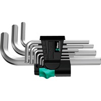 Wera 950/9 Hex-Plus 5 juego de llaves Allen, 9 piezas, Destornillador 
