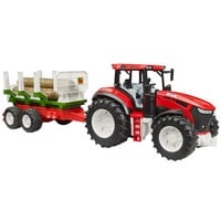 bruder ROADMAX tractor con remolque forestal y 3 troncos, Vehículo de juguete 