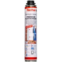fischer Espuma para pistola Premium Flex Espuma PUP FLEX 750 B2, sellador crema/blanco