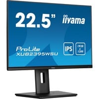 iiyama ProLite XUB2395WSU-B5 pantalla para PC 57,1 cm (22.5") 1920 x 1200 Pixeles WUXGA LED Negro, Monitor LED negro (mate), 57,1 cm (22.5"), 1920 x 1200 Pixeles, WUXGA, LED, 4 ms, Negro