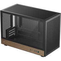 DeepCool CH260 WOOD, Cajas de torre negro/Madera