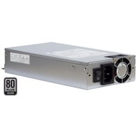 Inter-Tech ASPOWER U1A-C20500-D unidad de fuente de alimentación 500 W 20+4 pin ATX Acero inoxidable, Fuente de alimentación de PC gris, 500 W, 115 - 230 V, 92%, Sobreintensidad, Sobretensión, Sobrevoltaje, Sobrecalentamiento, Cortocircuito, 20+4 pin ATX, Servidor