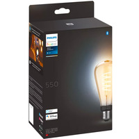 Philips Hue White Ambiance Filament Lampe E27 Giant Edison ST72 550 lm, Lámpara LED 