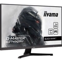 iiyama G-MASTER G2745QSU-B2 pantalla para PC 68,6 cm (27") 2560 x 1440 Pixeles Wide Quad HD LED Negro, Monitor de gaming negro (mate), 68,6 cm (27"), 2560 x 1440 Pixeles, Wide Quad HD, LED, 1 ms, Negro