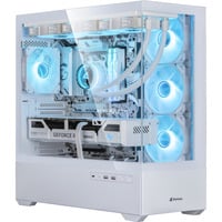 ALTERNATE Serie PC Personalizada • Elementos Frost Thunder, Gaming-PC blanco