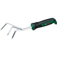 Bosch Cultivador de mano para jardín, acero inoxidable, Escarificador de mano verde/Negro