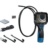 Bosch GIC 12V-5-27 C PROFESSIONAL cámara de inspección industrial 8,3 mm Sonda dócil flexible IP67, IP54, Cámaras de inspección azul/Negro, 1280 x 720 Pixeles, 12,7 cm (5"), 75°, 8,3 mm, Sonda dócil flexible, Negro, Azul