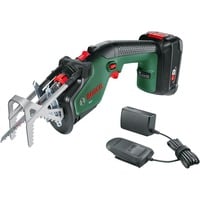 Bosch Keo power jigsaws 2300 spm 1,4 kg, Serrucho podador verde/Negro, Empuñadura cilíndrica, Verde, 2300 spm, 8 cm, 20 m/s², 1,5 m/s²