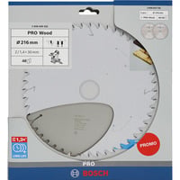 Bosch PRO Hoja de sierra circular para madera 216 mm 