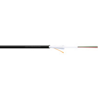 Digitus Verlegekabel A/I-DQ(ZN)BH 50/125µ OM4 4F Dca, Cable negro
