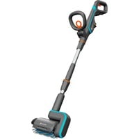 GARDENA Limpiador múltiple a batería AquaBrush Patio 18V P4A solo, Detergentes para suelos duros gris/Turquesa