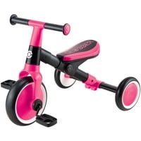 GLOBBER Learning Trike 2 en 1, Bicileta sin pedales rosa neón