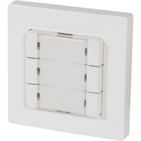HOMEPILOT Pulsador de pared smart 3 grupos, Botón blanco