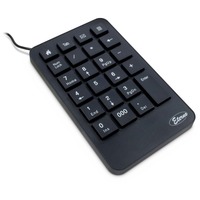 Inter-Tech KB-120 teclado numérico Universal USB Negro negro, USB, 23, Universal, 1,4 m, Negro