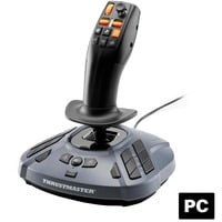 Thrustmaster 2960889, Palanca de mando negro/Azul-gris