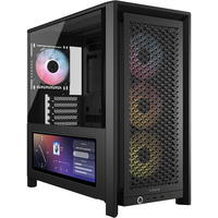Corsair FRAME 4000D LCD RS ARGB, Cajas de torre negro