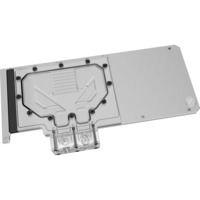 EKWB EK-Quantum Vector FTW3 RTX 3080/3090 Active Backplate D-RGB - Acryl, Placa posterior transparente/Plateado