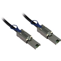 Inter-Tech 88885239 cable Serial Attached SCSI (SAS) 1 m Negro negro, 1 m, SFF-8088, SFF-8088, Negro, 135 g