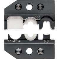 KNIPEX Inserto de engaste para conectores solares MC4 (6 mm²), Crimpadora 