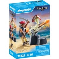 PLAYMOBIL Piratas Maestro de Cañones, Juegos de construcción 