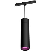 Philips Hue Colgante cilindro Perifo, Lámpara negro, Philips Hue White and Color ambiance Colgante cilindro Perifo, Luz de suspensión inteligente, Bluetooth, Negro, LED integrado, Metal, Blanco