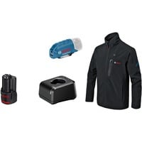 Bosch Heat+Jacket GHJ 12+18V Kit talla 3XL, Ropa de trabajo negro