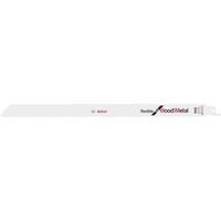 Bosch S 1222 VF Hojas de sierra de calar, sierra de marquetería y de sierra recíproca, Hoja de sierra Plástico reforzado con fibra de vidrio, Metal, Chapa metálica, Madera con clavos, 1,8 mm, 2,6 mm