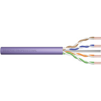 Digitus Cable de instalación Professional Cat.6 U/UTP simplex, Cca violeta
